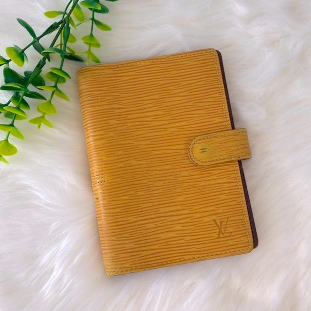 Louis‎ Vuitton Yellow Epi Agenda